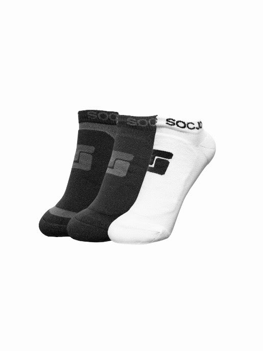SOCJOC Activewear Ankle Socks - 3 pack