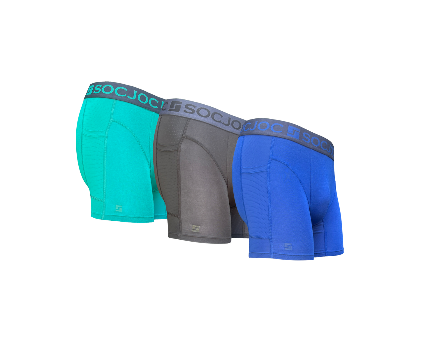 SOCJOC Men's Boxer Briefs - 3 Pack