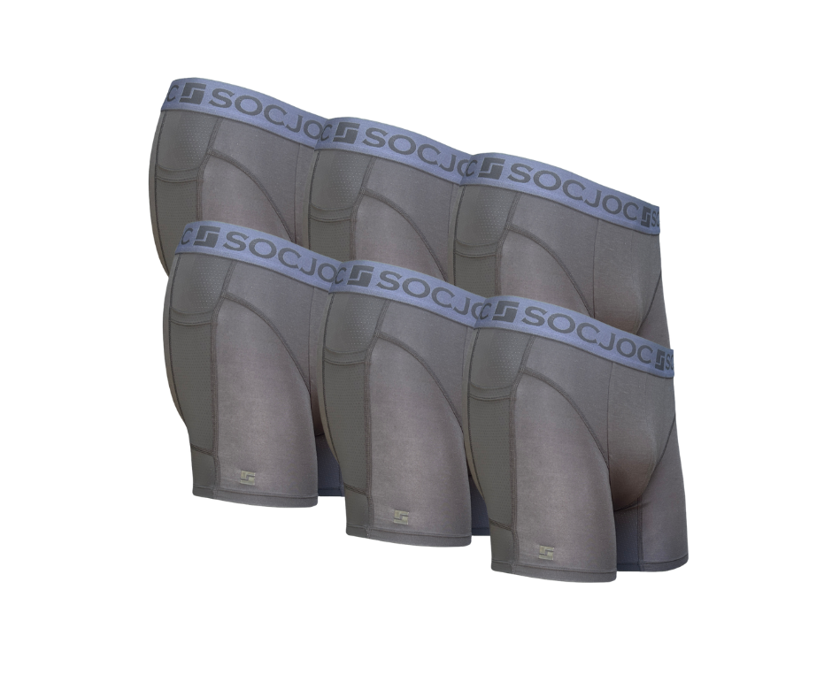 SOCJOC Men's Boxer Briefs - 6 pack