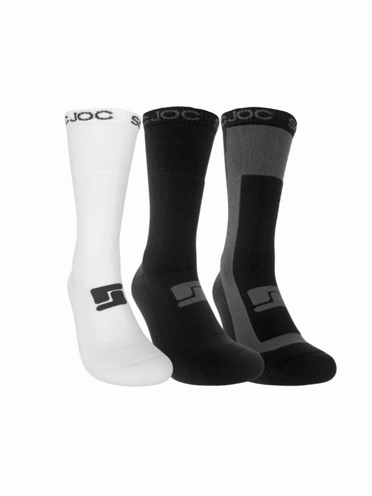 SOCJOC Activewear Crew Socks - 3 pack