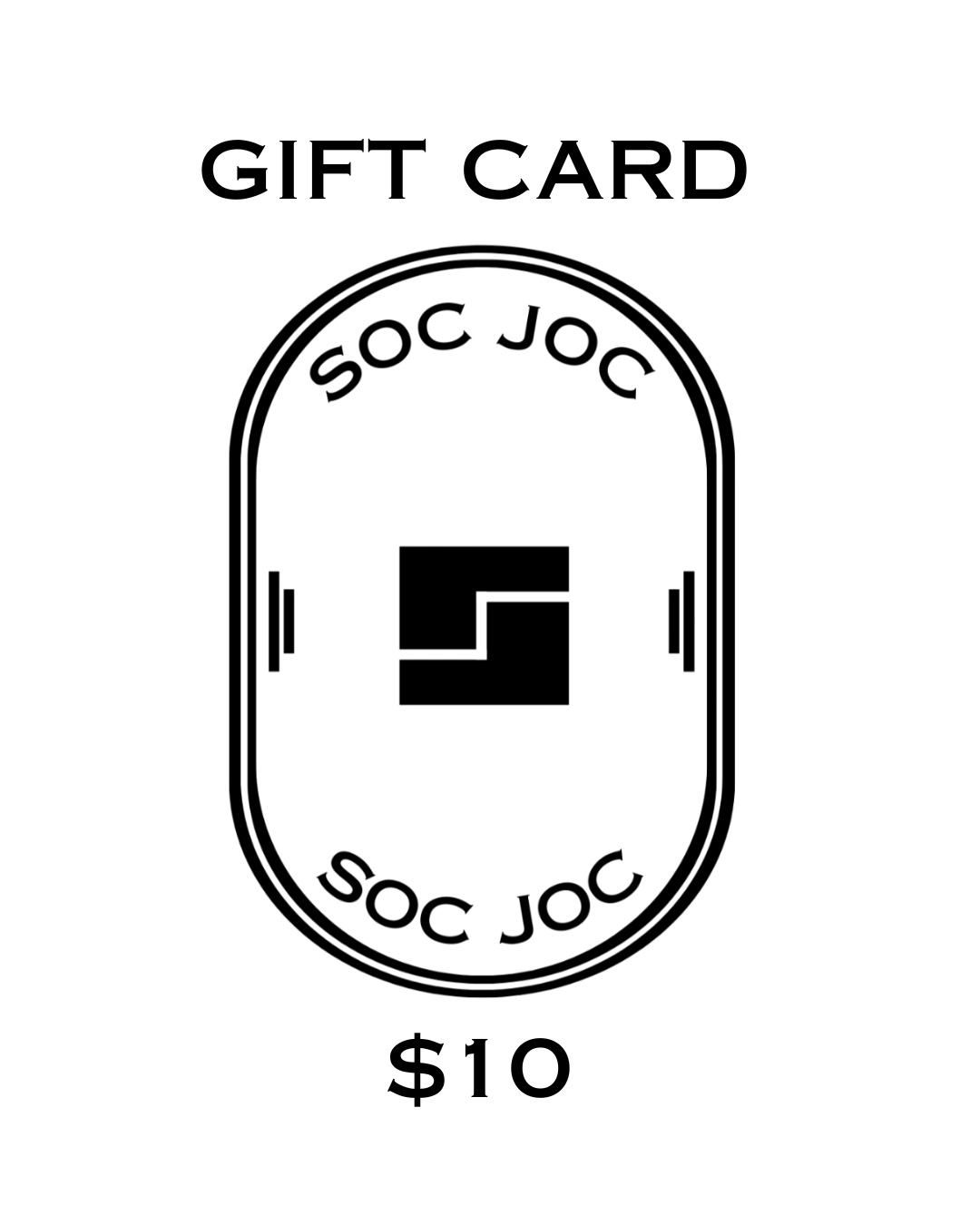 SOCJOC gift card