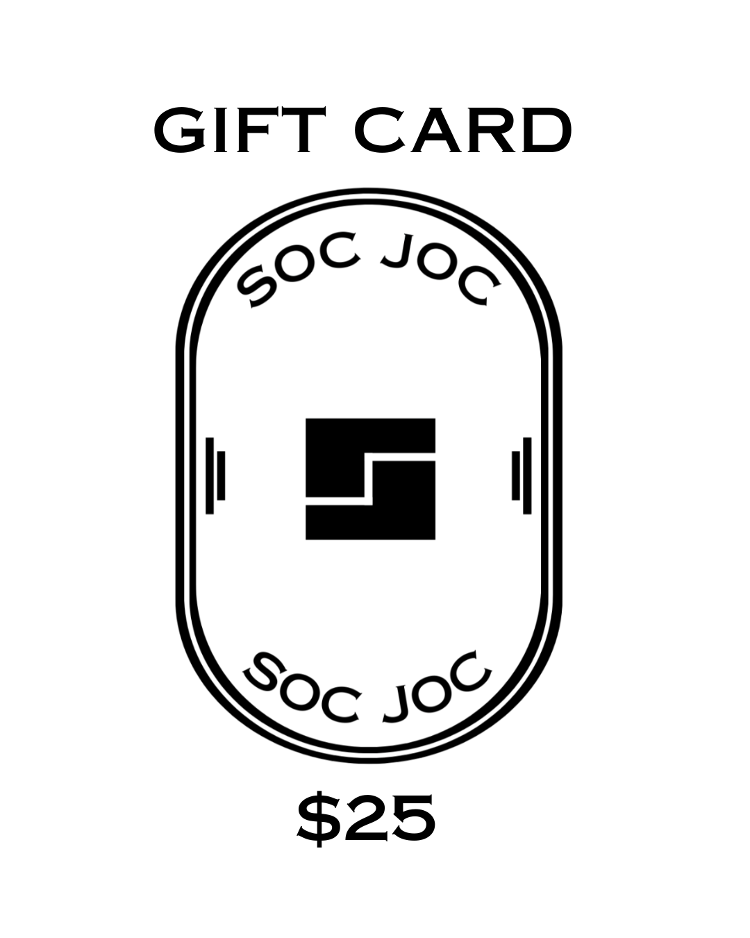 SOCJOC gift card