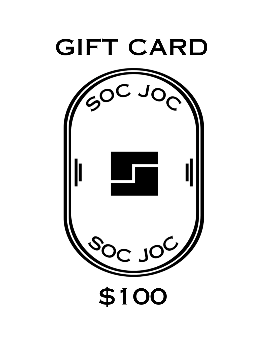 SOCJOC gift card