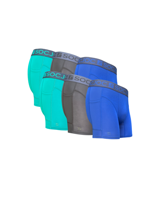 SOCJOC Men's Boxer Briefs - 6 pack